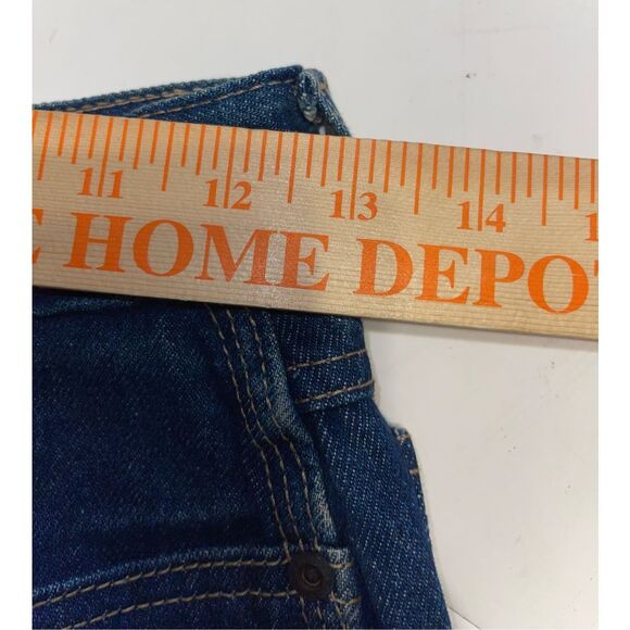 Vintage 80s Calvin Klein Women's High Waist Tapered Leg Jeans Medium Blue size 9 - Picture 7 of 9